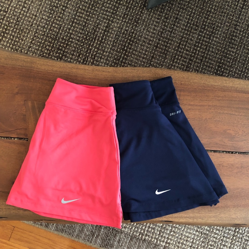 2 Nike Dri-fit Tennis Skirts